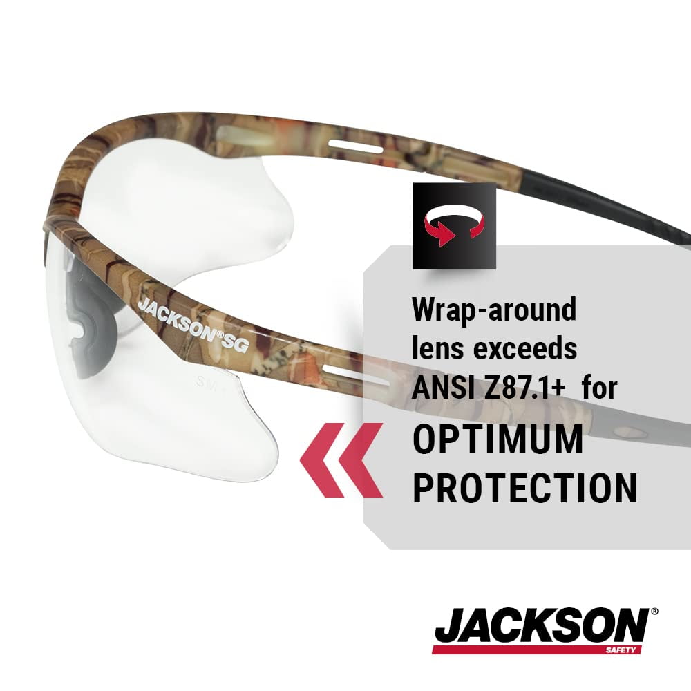 SG Series Safety Glasses, Blue Mirror Poly Lens, Hardcoat Anti-Scratch, Black Poly Half-Frame Pack of 12