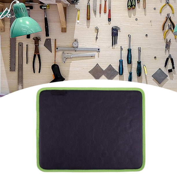 Herramienta y piezas Mat, organizador Mat Organizador de cuero resistente para cajones de herramientas Tallador de herramientas de herramientas Verde