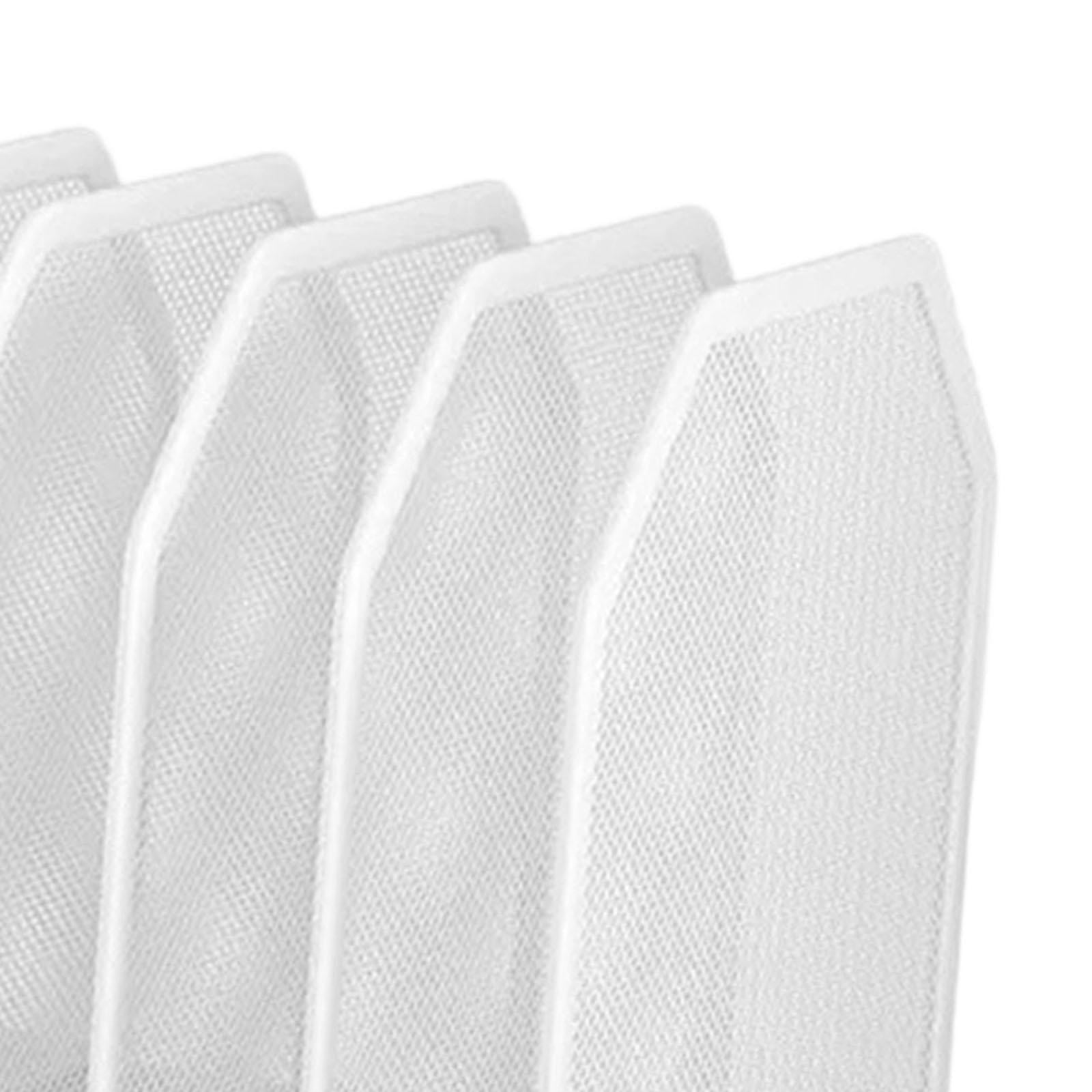 figatia Desk File Organizer File Folder Metal File Holder Paper Sorter Paper Organizer Management Stand for Office Supplies Classroom White