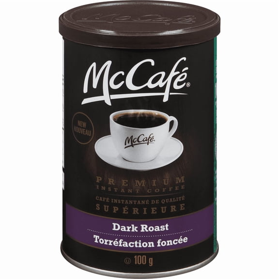 McCafe Premium Instant Coffee, Dark Roast, 100g/3.5 oz