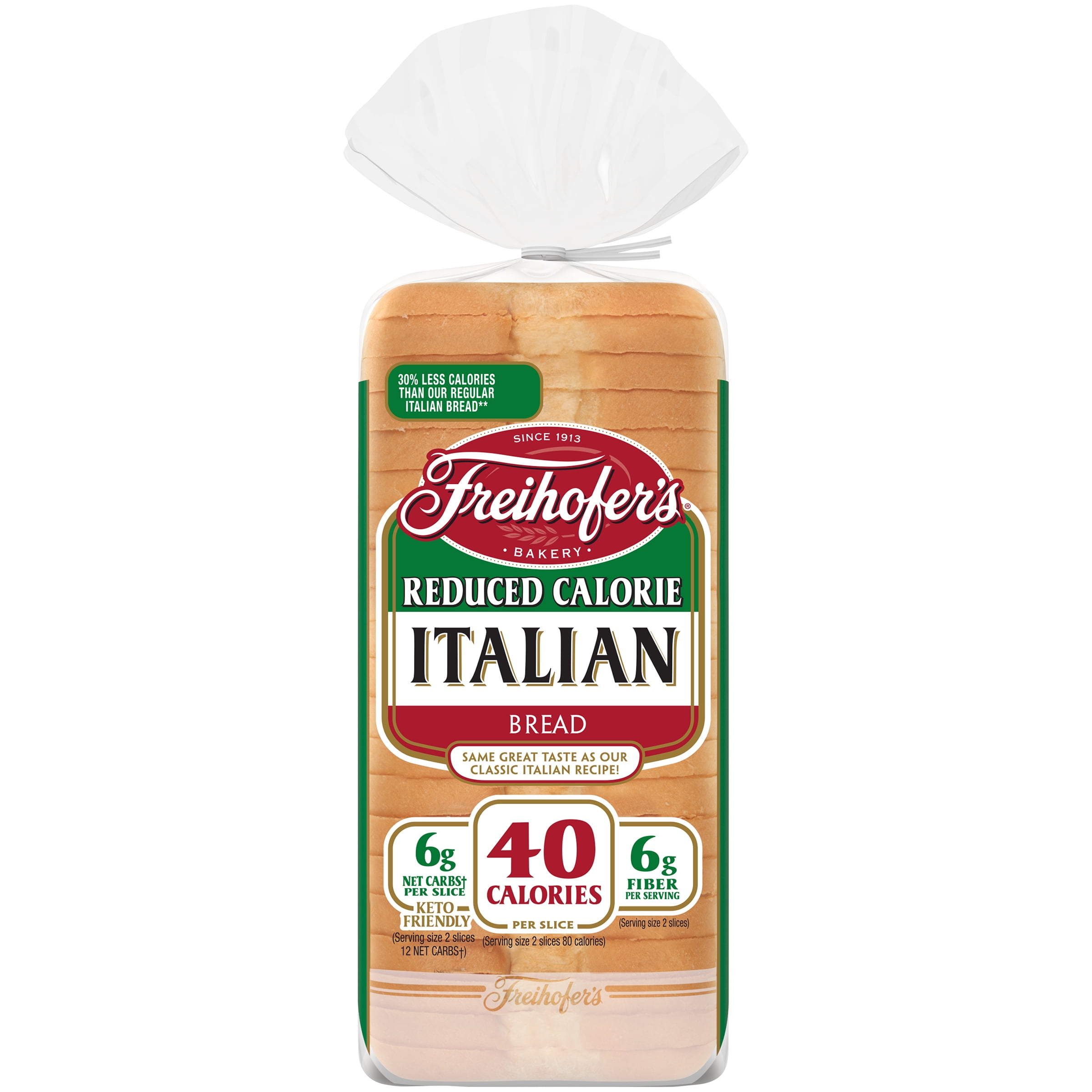 Freihofer's Unseeded Italian Bread with Reduced Calories, 16 oz