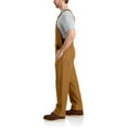 thumbnail image 3 of Carhartt® Duck Unlined Bib Overalls. CT102776, 3 of 5