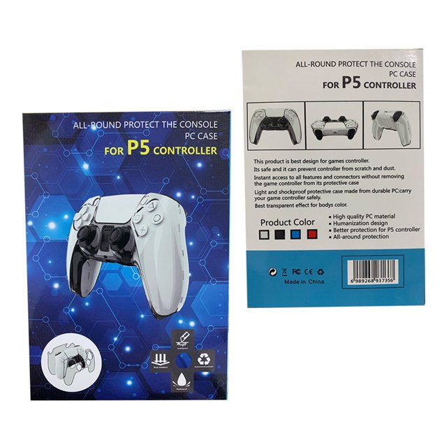 Soporte del controlador Controlador transparente Shell Skin Slim para Sony Switch Console