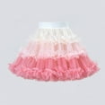 thumbnail image 2 of XXWXYD Girls Mesh Tulle Pettiskirt | Princess Puffy Ballet Tutu Skirt | Rainbow Birthday Part𝗒 Bubble Ballerina Shorts, 2 of 4