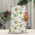thumbnail image 5 of Pofeuu Dinosaur on Excavator Print Burlap Bags with Drawstrings Drawstring Gift Bags Pouch Bag for Thankgiving Birthday Party Gift Wrapping Treats and Party Favors-Medium, 5 of 9