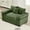 Green, variant on 1-seater 54.3" Oversized Cloud Modular Couch,Extra-Thick Armrests Good Resilience Cushions Ergonomic Design Premium Soft Corduroy Fabric,Easy Assembly for Living Rooms Study (Camel)