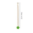 thumbnail image 2 of Unique Bargains 1 Pc Five-Leaf Grass Water Cup Pendant Green Alloy, 2 of 5