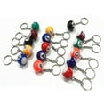 thumbnail image 3 of MYG Billiard Ball KeyChain Snooker Ball Key Rings Snooker Cue Accessories Gift, 3 of 9