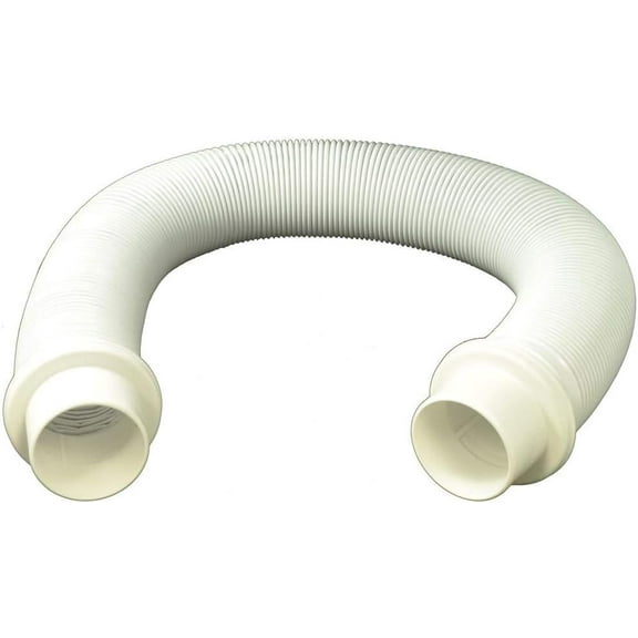 Replacement Part For Shop Vac 6'x 2-1/2" White Wire Reinforced Non Electric Hose W/Ends # 30302500151