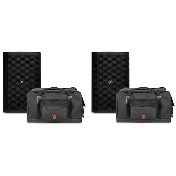 Mackie Thump215 15" Powered Speaker Pair With Road Runner Bags
