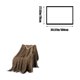 thumbnail image 3 of RKSTN throw blanket Office Napping Blanket Sofa Cover Blanket Pineapple Check Velvet Blanket, 3 of 6