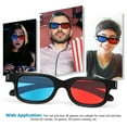 thumbnail image 3 of LEEYNEER 20 Pcs Viewing Glasses Red-Blue Lens 3D Glasses Compatible with Ordinary Computer Monitors TVs Theater Screens, 3 of 12