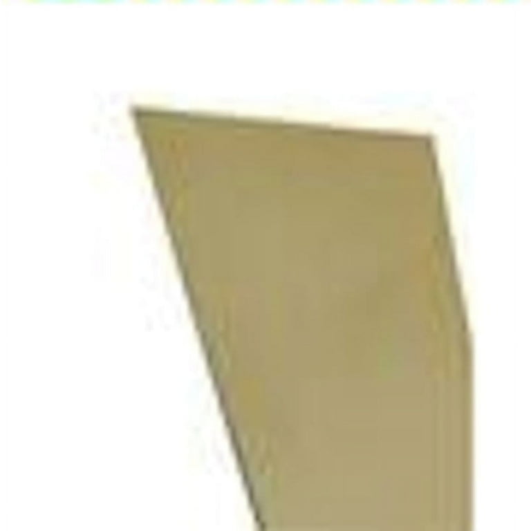 K&S 0.015 in. X 4 in. W X 10 in. L Brass Sheet Metal K&S 0.015 in. X 4 in. W X 10 in. L Brass Sheet Metal