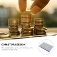 thumbnail image 4 of Miangastore Rectangular Coin Organizer Box Plastic 1Pack 8.33x5.11x1.18in, 4 of 9