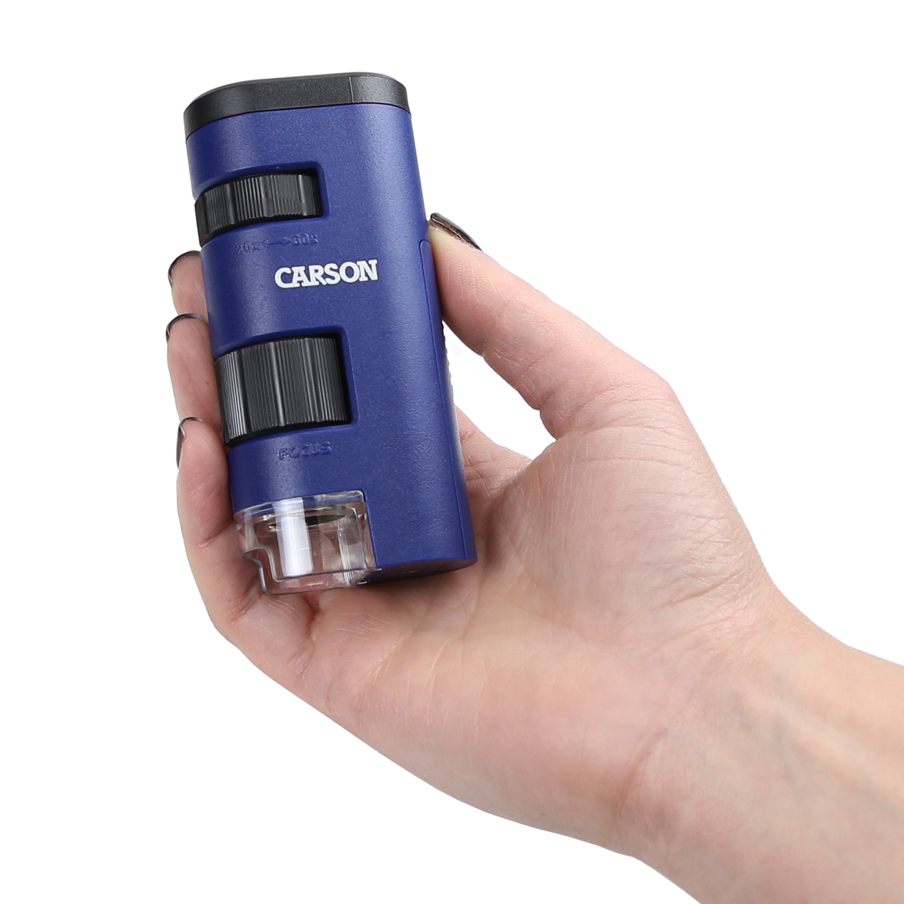Carson Pocket Micro™ 20x-60x LED Lighted Zoom Microscope 