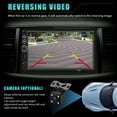 thumbnail image 2 of DFITO Car Camera, 7 Inch Double Car MP5 Player 2DIN Bluetooth Touch Screen Stereo Radio USB AUX Camera, Black, 2 of 8