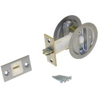 Johnson Hardware Satin Nickel Privacy Pocket Door Lock 152115P1