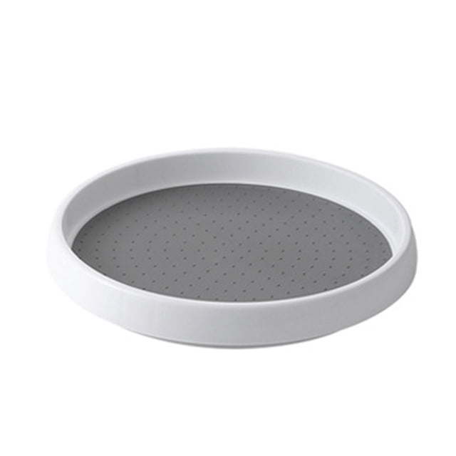 Bandeja de almacenamiento giratoria antideslizante Ehuebsd para condimentos 25,5 cm