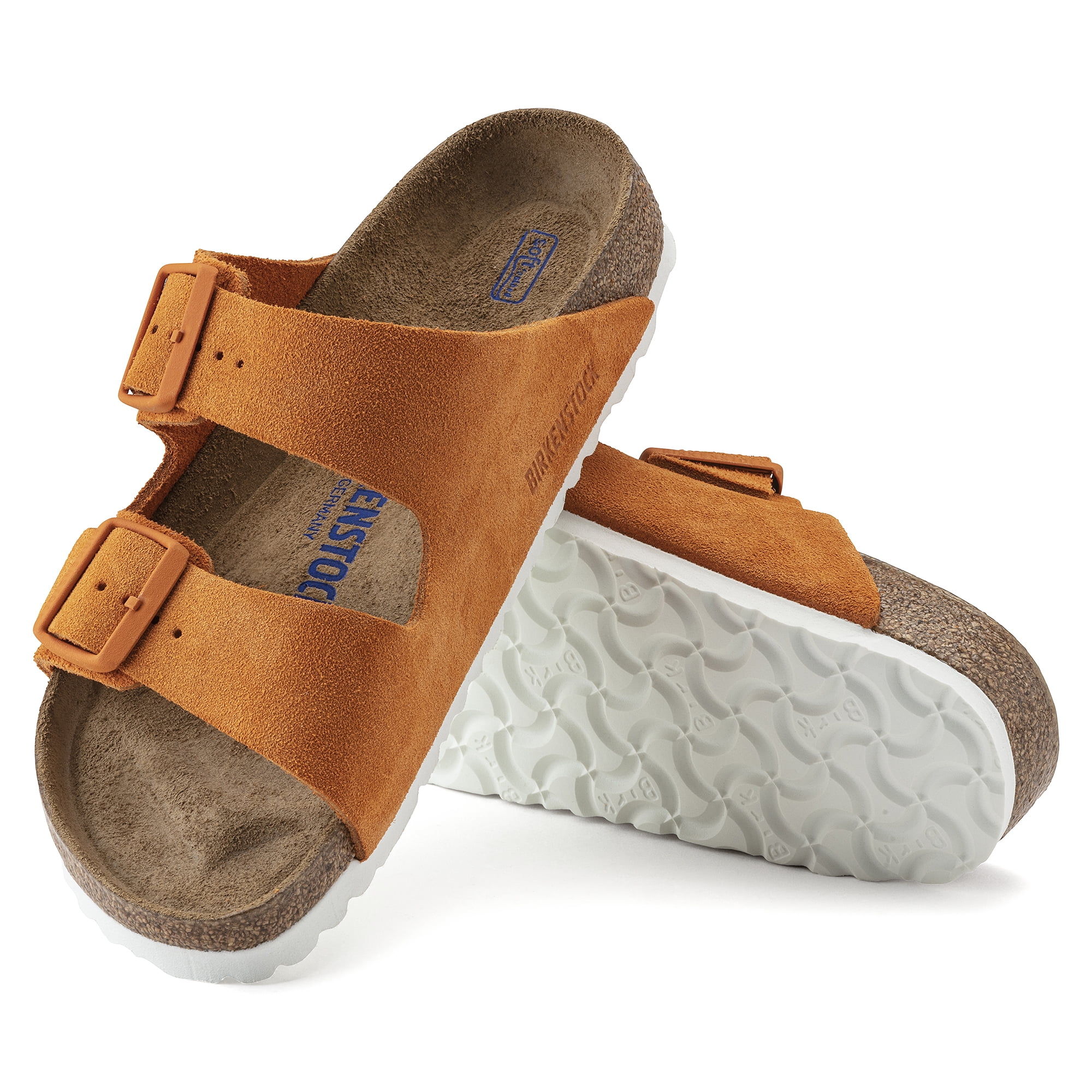 BIRKENSTOCK ARIZONA SOFT FOOTBED Sandals Russet Orange