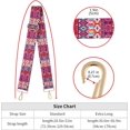thumbnail image 4 of LAICAIW Grand Bandoulière Réglable Ceinture de Remplacement Style Guitare Sac à Bandoulière Sac à Main Sangle Multicolore en Toile (Grand : 1,97 Pouces(5CM)) (Color27), 4 of 5
