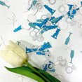 thumbnail image 5 of 200 Pieces of Blue Coastal Bachelorette Themed Paper Confetti for Women's Bachelorette Parties with Blue and Silver Printed Paper Scraps for Wedding Engagement Party Supplies, 5 of 7