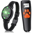 thumbnail image 1 of Collar de adiestramiento eléctrico recargable para perros, con alcance remoto de 305 metros, incluye pitido, vibración y descarga eléctrica, 1 of 7
