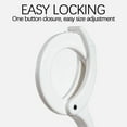 thumbnail image 6 of S-Shaped Plastic Hooks - Heavy-Duty No-Drill Hanging Hooks, Non-Marking & Strong Load-Bearing, Perfect for Living Room, Kitchen, and Household Use to Organize Towels, Utensils, 4.17*2.16in, White, 6 of 8