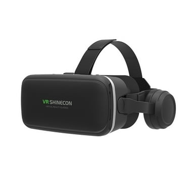 GJX VR Headset,High-Fidelity Earphones VR Glasses,Phone-Compatible Adjustable VR Accessories