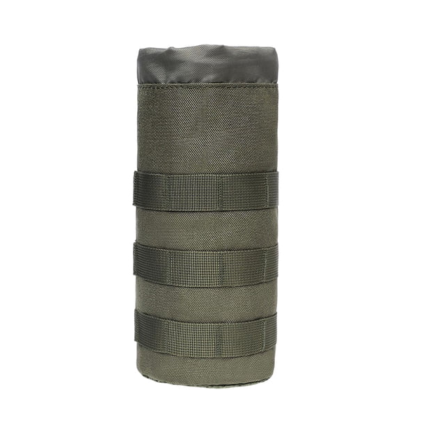 Funda para botella de agua, portabotellas, bolsa para bebidas con cordón, ideal para senderismo, acampada, viajes y deportes al aire libre