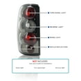 thumbnail image 3 of Spec-D Tuning Smoke Lens Tail Lights Compatible with 2000-2006 Chevy Tahoe, Chevy Suburban 1500/2500, GMC Yukon/XL, Left + Right Pair Assembly, 3 of 7