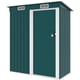 thumbnail image 1 of 5 x 3 FT Cobertizo de Almacenamiento Exterior con Puerta Simple,Ventanillas de Ventilación Blancas y Cerradura para Almacenamiento en Patio Jardín Trasero, 1 of 8