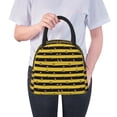 thumbnail image 2 of Hirioo Striped With Bees for Eco-friendly Lunch Box,Leakproof Lunch Box for School, Work, Travel, and Picnics,Perfect for Meal Prep, 2 of 8
