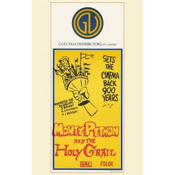 Posterazzi MOV248077 Monty Python & le Saint Graal Affiche de Film - 11 x 17 Po.