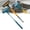 Yellow+blue, variant on Window Screen Cleaning Brush, 2 in 1 Window Screen Cleaning Brush with Squeegee, Multipurpose Mesh Screen Cleaner Tool with Detachable Extended Handle, Lightweight Reusable (Blue)