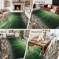 thumbnail image 5 of Large Area Rugs for Living Room Bedroom, Dark Green Ocean Waves 6'x9' Rug Washable Carpet Runner Indoor Outdoor, Summer Beach Coastal Abstract Non Slip Floor Mats Rug for Kitchen, Playroom, 5 of 8