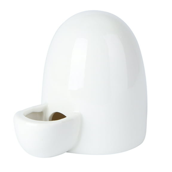 Masteelf  Automatic Pet Drinking Fountain Dogs Double Bowl Breed White