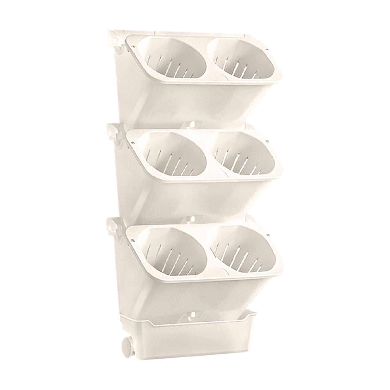 Wall Mounted Self Watering Planter for Indoor and Balcony Gardening, Vertical Flower Pot with Water Reservoir for Plants and Vegetables, Space Saving Planting System for Small Spaces and Apartments