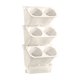 thumbnail image 2 of Wall Mounted Flower Pot Indoor Balcony Vegetable Planting Greening Water Absorbing Flower Pot Succulents Strawberry Vegetable Pot, 2 of 6