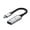 Silver, variant on Aluminum USB C Adapters Integrated Port & Memory Card Slot Nylon Braided C Converter for Electronics