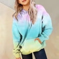 thumbnail image 2 of Mepaouo Kids Cute Hoodies Oversized Hooded Sweatshirt Boys Girls Casual Pullover with Pocket Blue 4-5Year, 2 of 6