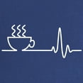 thumbnail image 2 of CafePress - Coffee Heartbeat Maternity T Shirt - Maternity Dark T-Shirt, 2 of 3