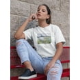 thumbnail image 2 of Lle Aux Fleurs Near Vetheuil T-Shirt Women -Claude O. Monet Designs, Female Small, 2 of 4