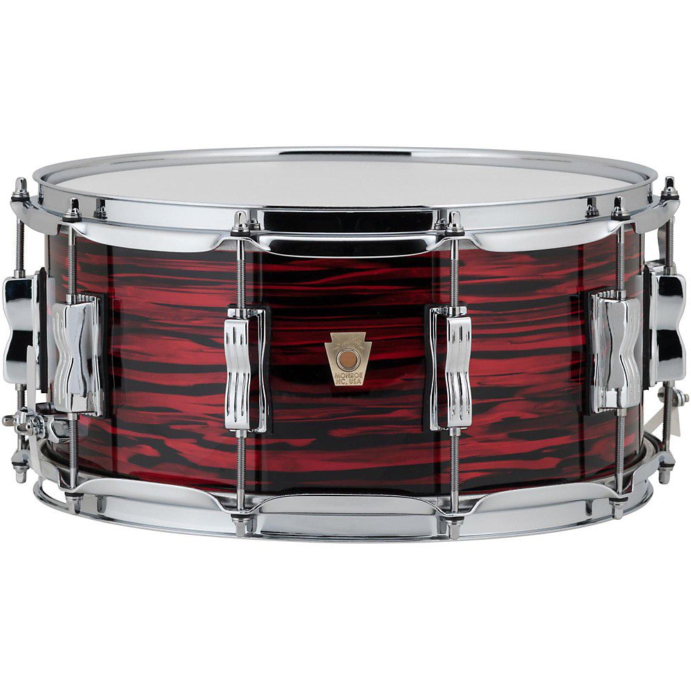 Ludwig Classic Maple Snare Drum 14 x 6.5 in. Red Oyster Pearl Walmart
