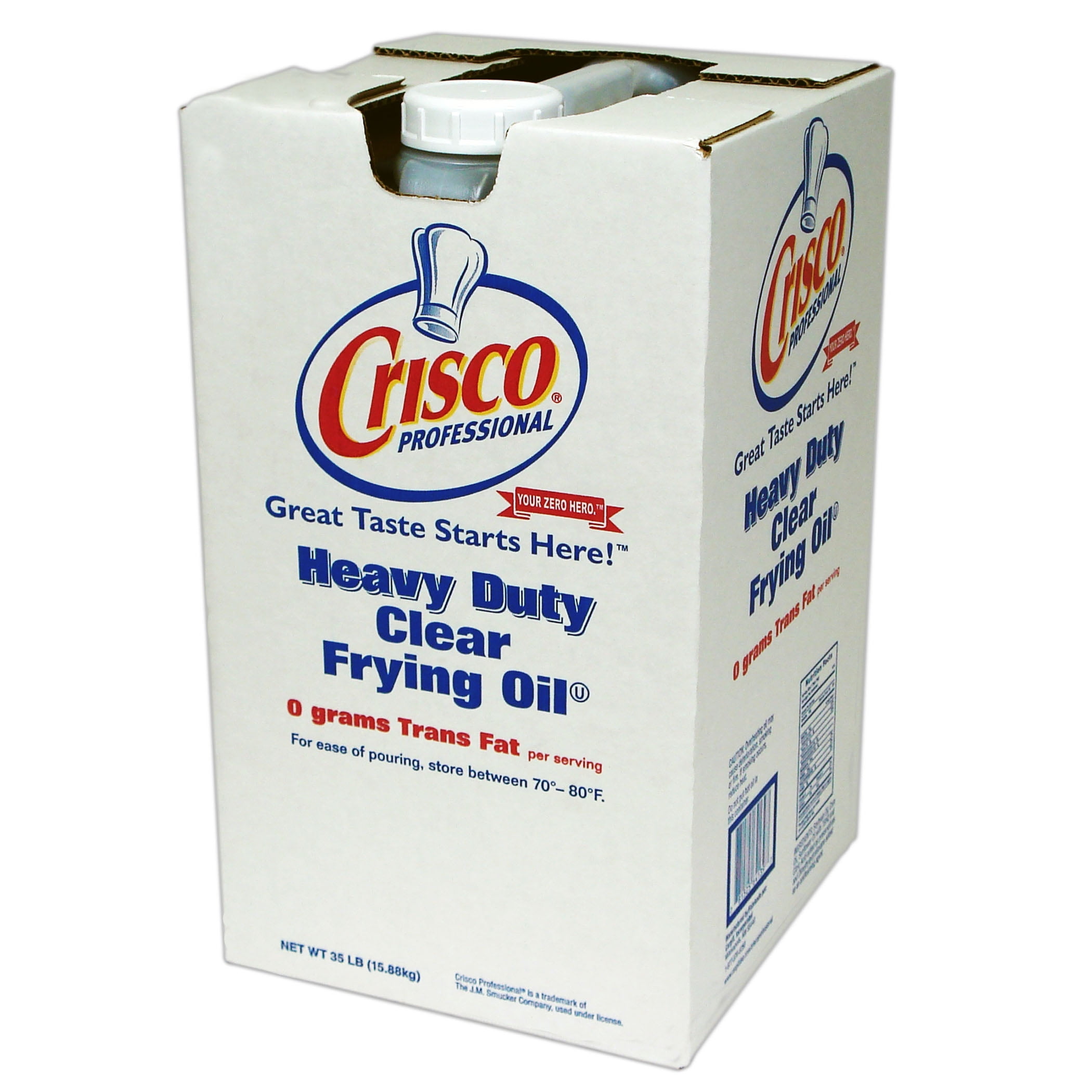 Crisco Professional Heavy Duty Fry Trans Fat Free Shortening 35lbs