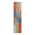 thumbnail image 2 of Unique Loom Outdoor Modern Collection Area Rug - Baja (2' 7" x 10' Runner Multi/Beige), 2 of 11