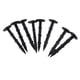 thumbnail image 1 of 100pcs Fijación Clavijas Control De Malezas Membrana De Tejido Paisaje Polar Sunnimix Negro 10.5cm, 1 of 7