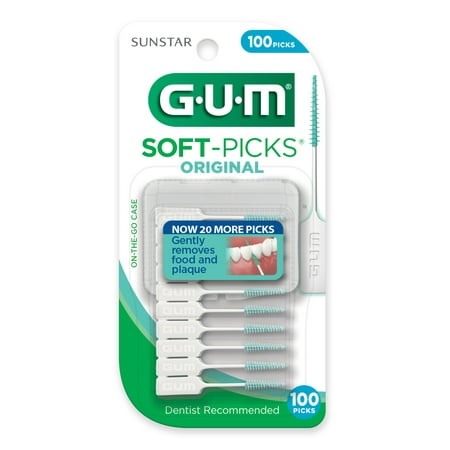 GUM Soft-Picks Original 100 Count (Best Gum For Braces)