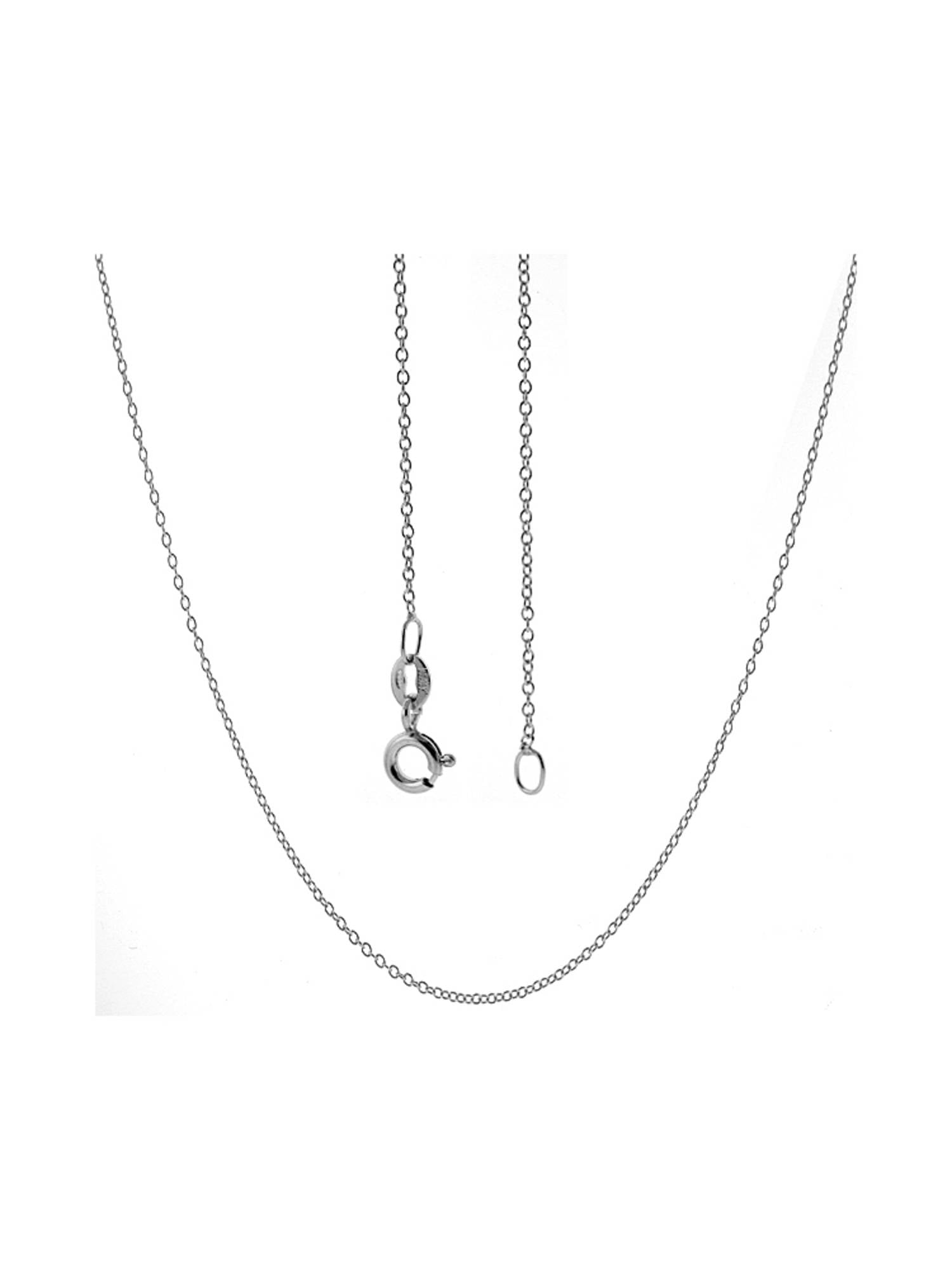 40 pcs Sterling Silver Fine Cable Chains Necklaces 18" 