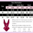 thumbnail image 3 of adviicd Maillot de Bain une Pièce d'Entraînement Athlétique pour Femme à Bretelles Ajustables, Maillot de Bain Petit pour Adulte Femme (Rouge, M), 3 of 9