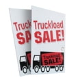 thumbnail image 4 of A-frame Sidewalk Truckload Sale 24" x 36" Double Sided A-Frame Sidewalk Sign, Includes 2 Plastic Inserts | Foldable Portable White Signicade Sandwich Board Signs, 4 of 5